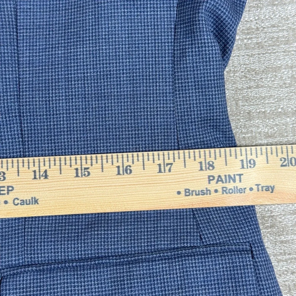 Jos. A. Bank Sport Coat Mens 40 Regular Blue Traveler Tailored Fit 100% Wool